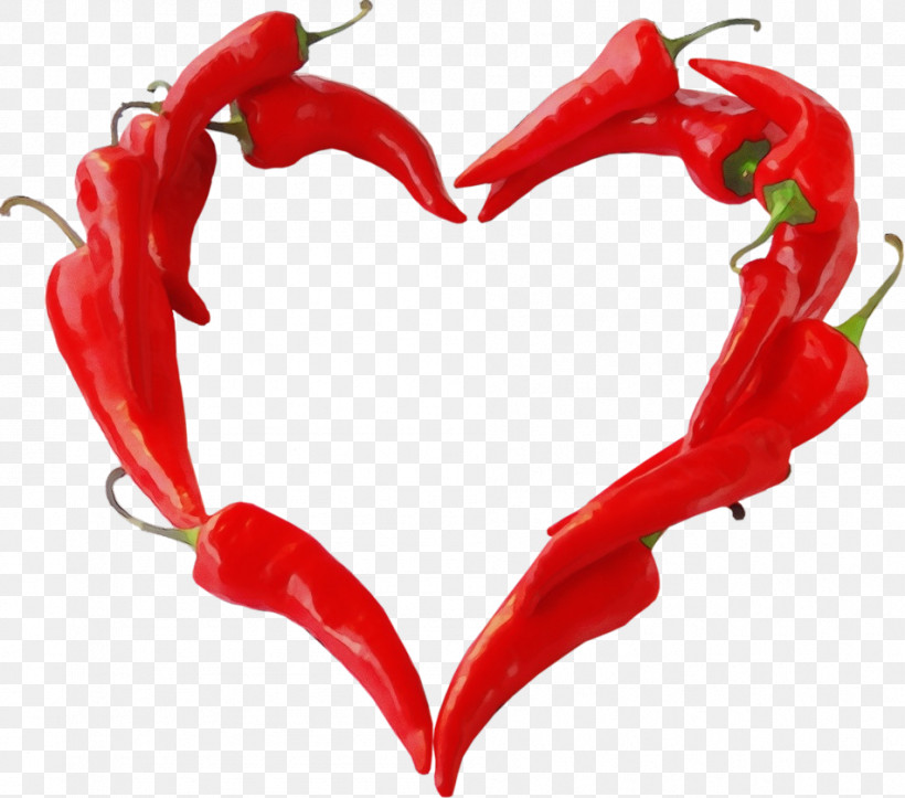 Piquillo Pepper Cayenne Pepper Peperoncino Nightshade Bell Pepper, PNG, 951x839px, Watercolor, Bell Pepper, Cayenne Pepper, Heart, M095 Download Free
