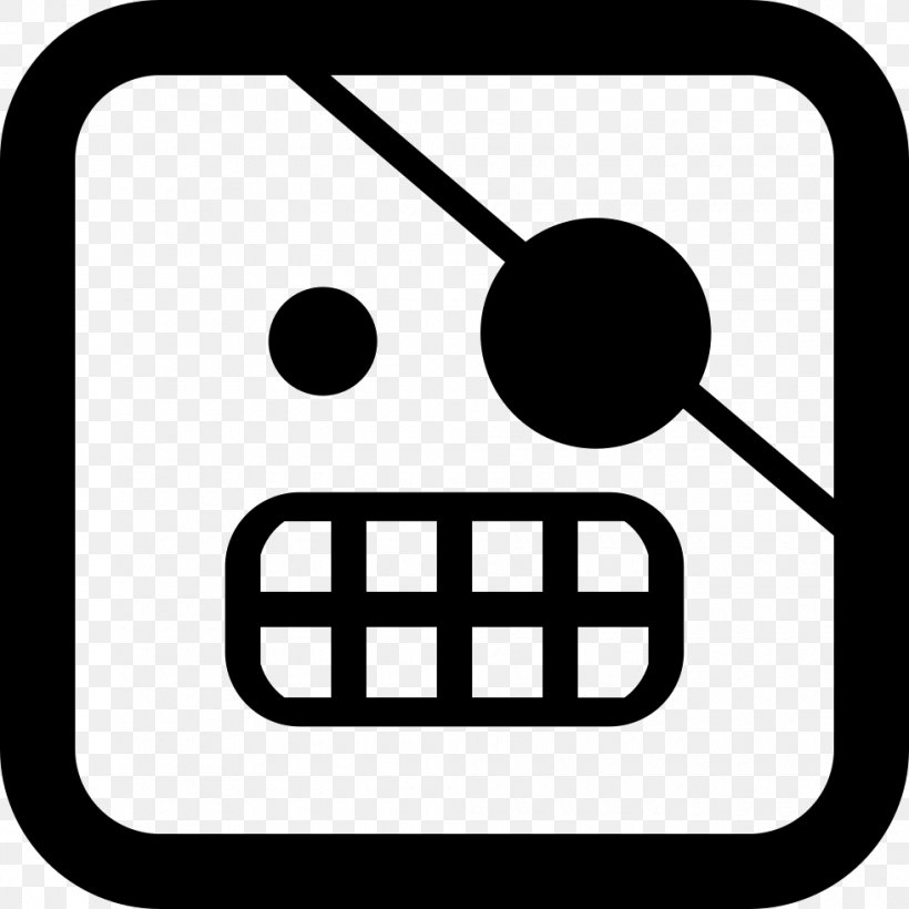 Square Symbol Emoticon, PNG, 980x980px, Symbol, Area, Black And White, Emoticon, Face Download Free