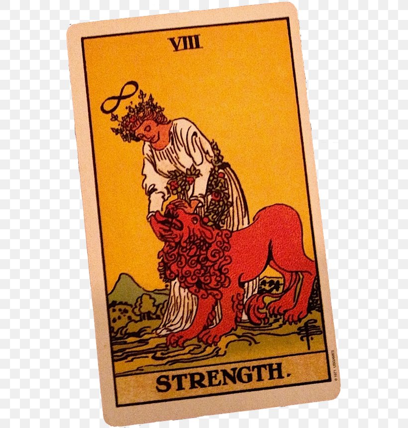 Strength Tarot Playing Card The Devil Major Arcana, PNG, 554x859px, Strength, Art, Devil, Emperor, Fortunetelling Download Free