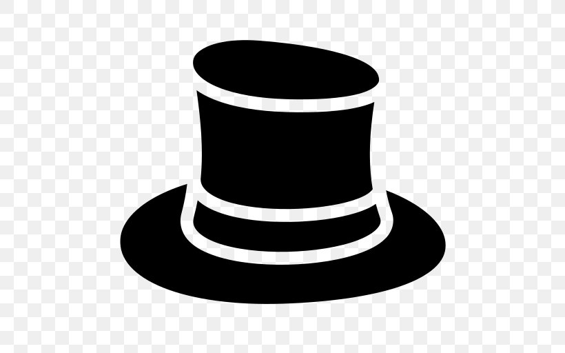 Top Hat Clip Art, PNG, 512x512px, Hat, Baseball Cap, Black And White, Cap, Computer Software Download Free