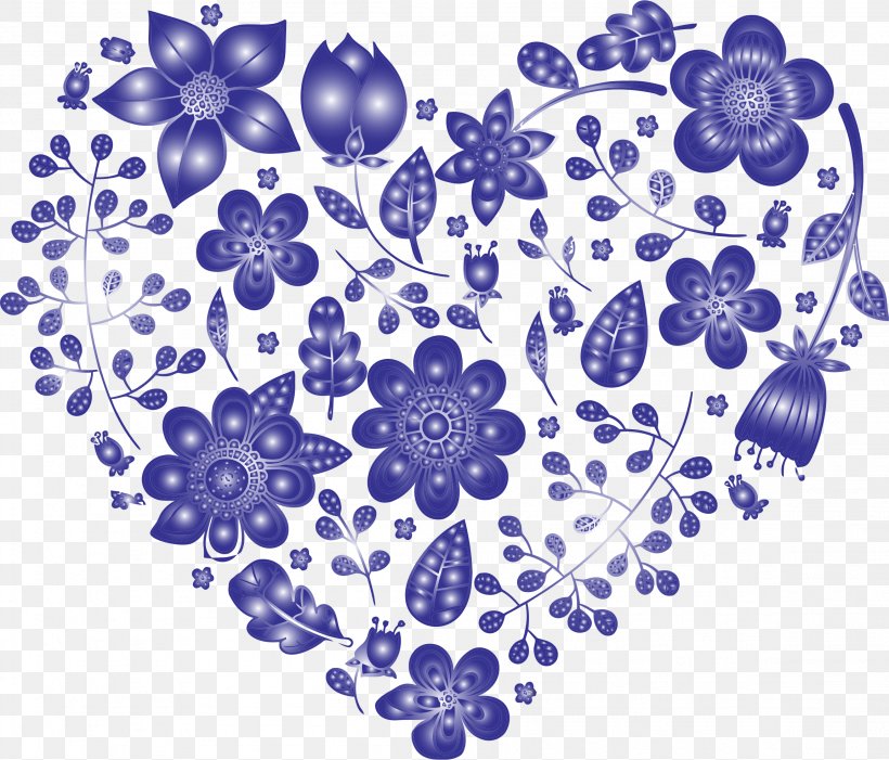 Heart Desktop Wallpaper Violet Clip Art, PNG, 2304x1972px, Heart, Blue, Cobalt Blue, Color, Flora Download Free