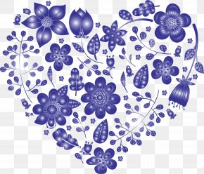 HEART FLOWER - Heart Desktop Wallpaper Violet Clip Art PNG