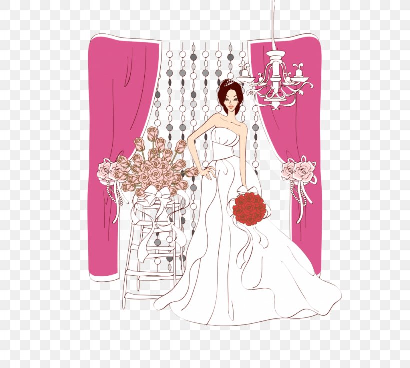 Vector Graphics Wedding Dress Bride, PNG, 1024x920px, Wedding Dress, Bride, Contemporary Western Wedding Dress, Dress, Fashion Design Download Free