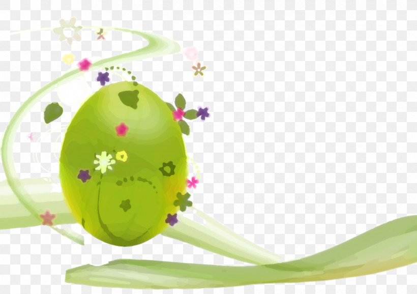 Easter Egg, PNG, 2380x1680px, Green, Easter Egg, Plant Download Free