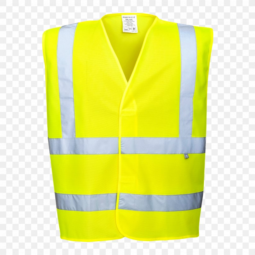 High-visibility Clothing Waistcoat T-shirt Armilla Reflectora, PNG, 2000x2000px, Highvisibility Clothing, Armilla Reflectora, Clothing, Green, High Visibility Clothing Download Free