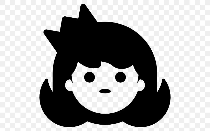 Princess Clip Art, PNG, 512x512px, Princess, Artwork, Avatar, Black, Black And White Download Free