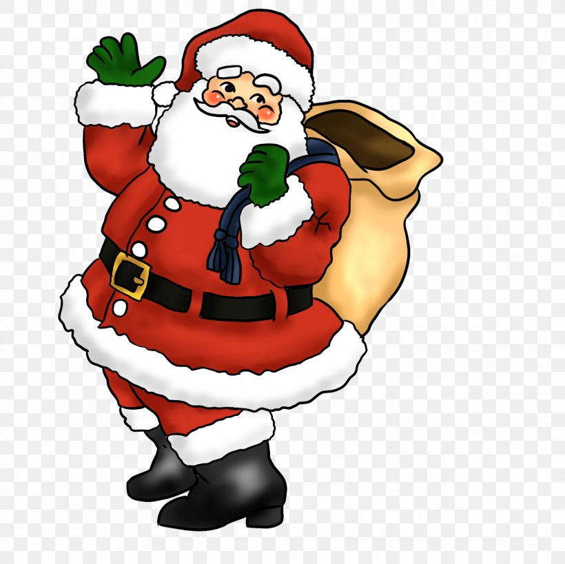 Santa Claus Christmas Gift Clip Art, PNG, 1600x1600px, Santa Claus, Christmas, Christmas And Holiday Season, Christmas Decoration, Christmas Dinner Download Free