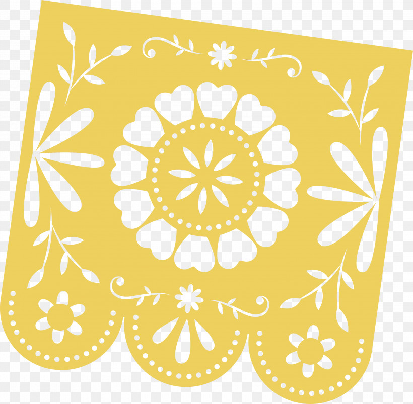 Papel Picado, PNG, 3000x2938px, Watercolor, Birthday, Day Of The Dead, Envelope, Frida Kahlo Download Free