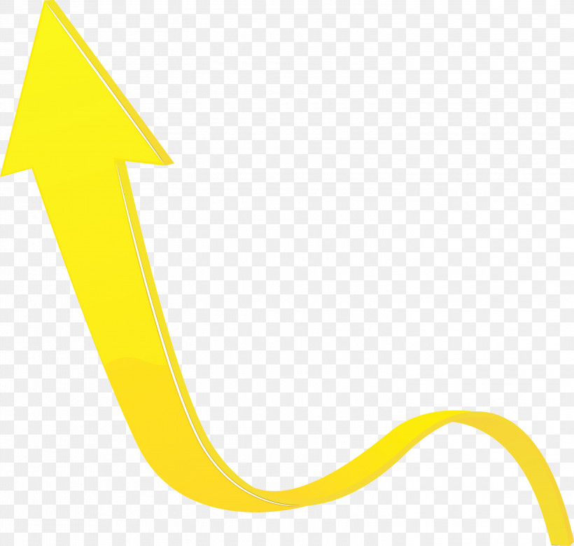 Yellow Line Font Logo, PNG, 3000x2853px, Rising Arrow, Line, Logo, Paint, Watercolor Download Free