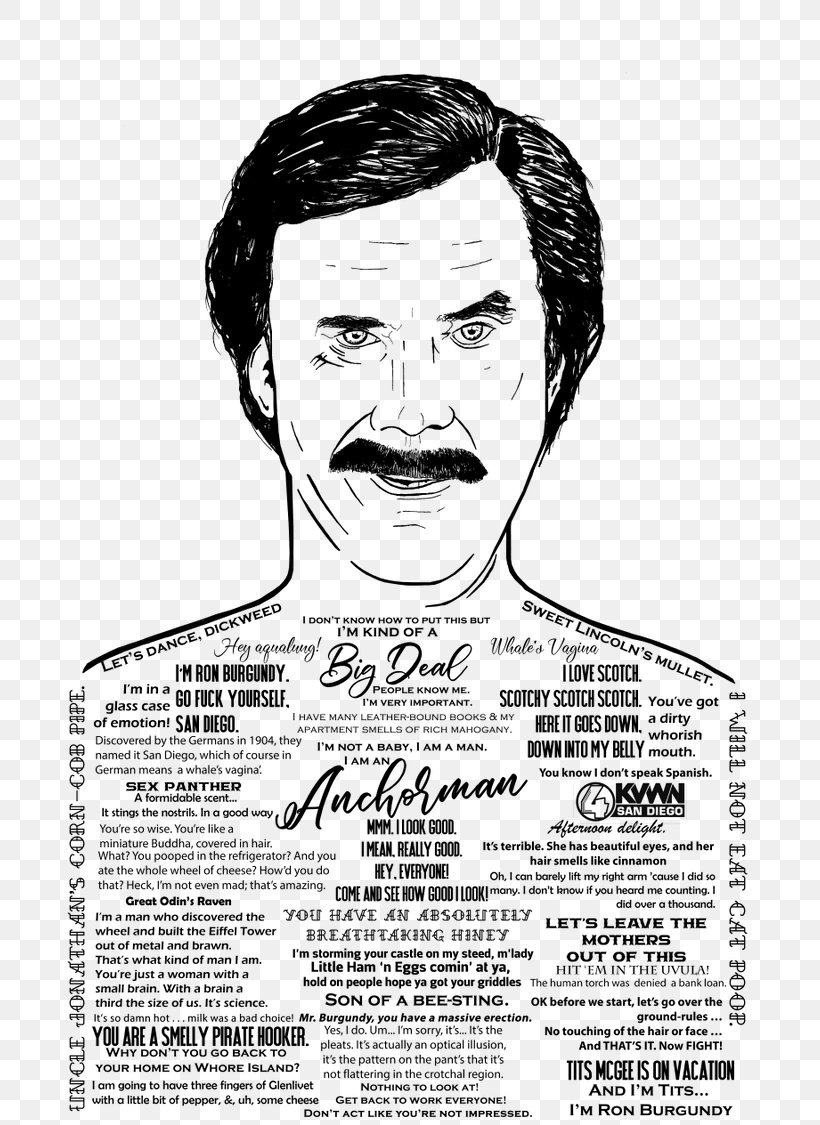 Anchorman Art Printmaking Sketch, PNG, 700x1125px, Anchorman, Art, Artist, Black And White, Concept Art Download Free