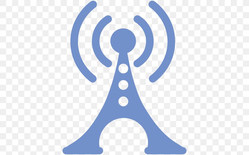 Telecommunications Tower Radio Clip Art, PNG, 512x512px, Telecommunications Tower, Aerials, Area, Blue, Cell Site Download Free
