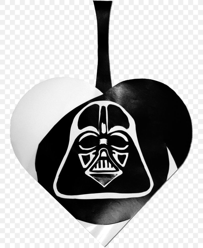 Anakin Skywalker Pleated Christmas Hearts Star Wars Julepynt Darth, PNG, 743x1000px, Anakin Skywalker, Black, Black And White, Christmas Giftbringer, Darth Download Free