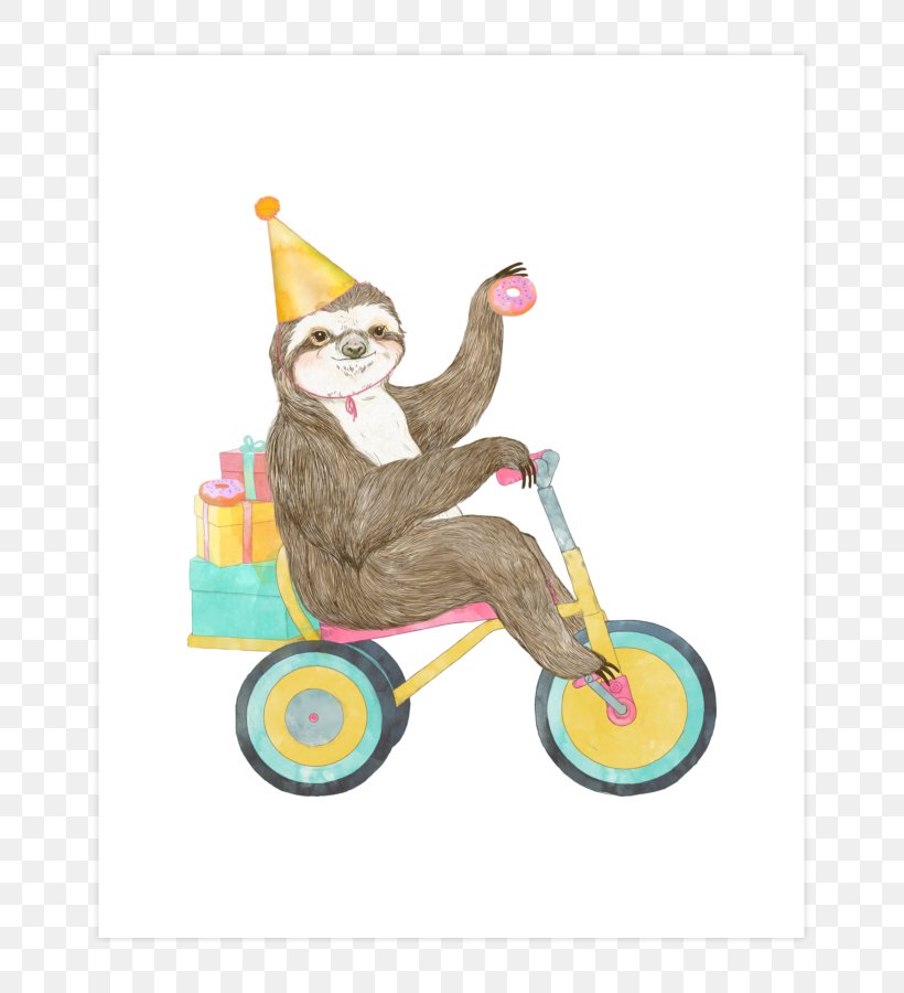 Sloth Birthday Greeting & Note Cards T-shirt, PNG, 740x900px, Sloth, Birthday, Christmas, Etsy, Fictional Character Download Free