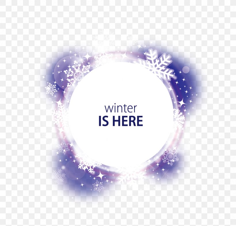 Winter Snowflake, PNG, 1052x1007px, Winter, Art, Brand, Logo, Purple Download Free