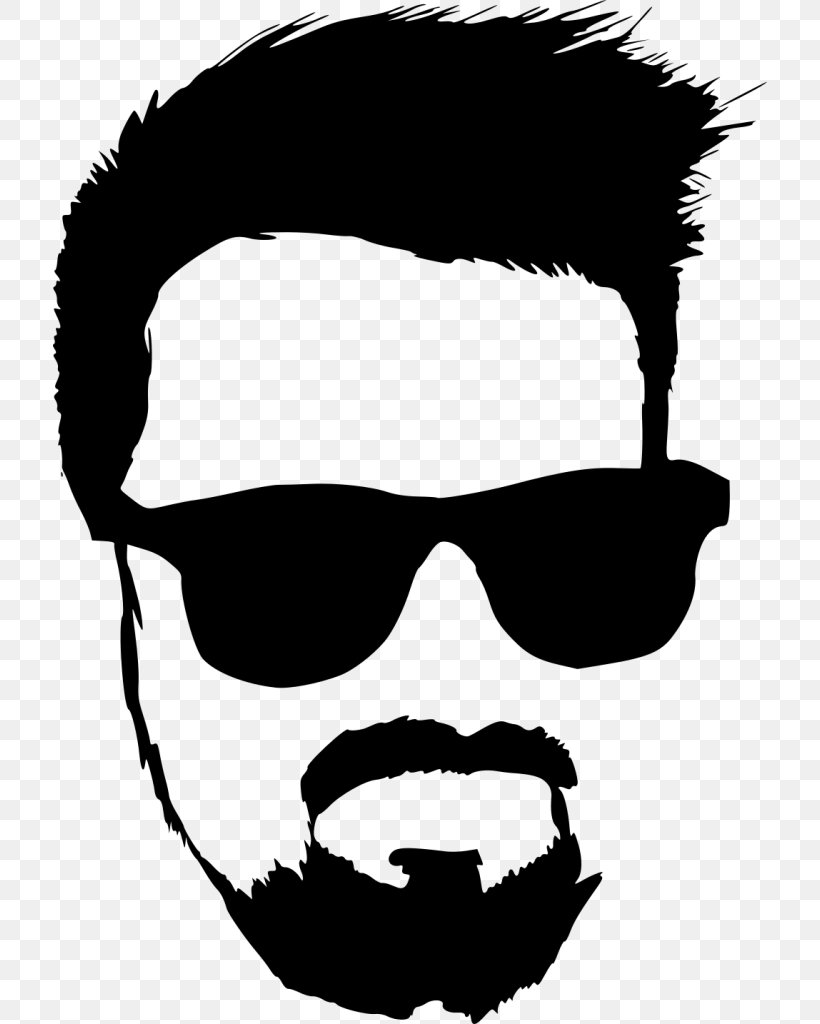 Hipster Clip Art, PNG, 714x1024px, Hipster, Black And White, Eyewear, Facial Hair, Glasses Download Free