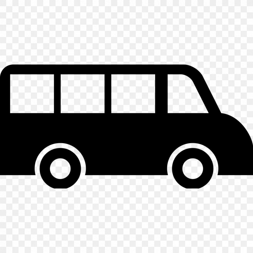 Van Car Bus Pickup Truck, PNG, 1200x1200px, Van, Area, Automotive Design, Black, Black And White Download Free