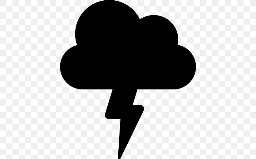 Thunder Cloud Download Clip Art, PNG, 512x512px, Thunder, Black And White, Cloud, Cumulonimbus, Heart Download Free