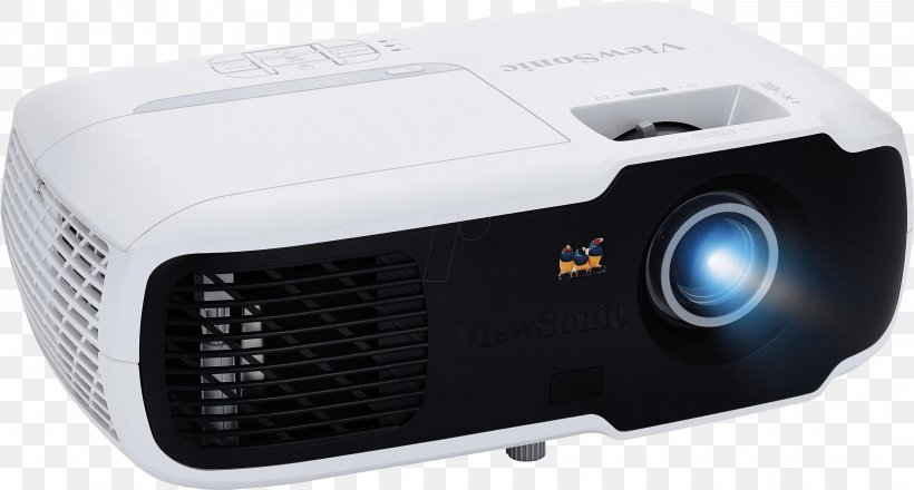 Multimedia Projectors Super Video Graphics Array Digital Light Processing ViewSonic, PNG, 3000x1610px, Multimedia Projectors, Brightness, Contrast, Digital Light Processing, Display Resolution Download Free
