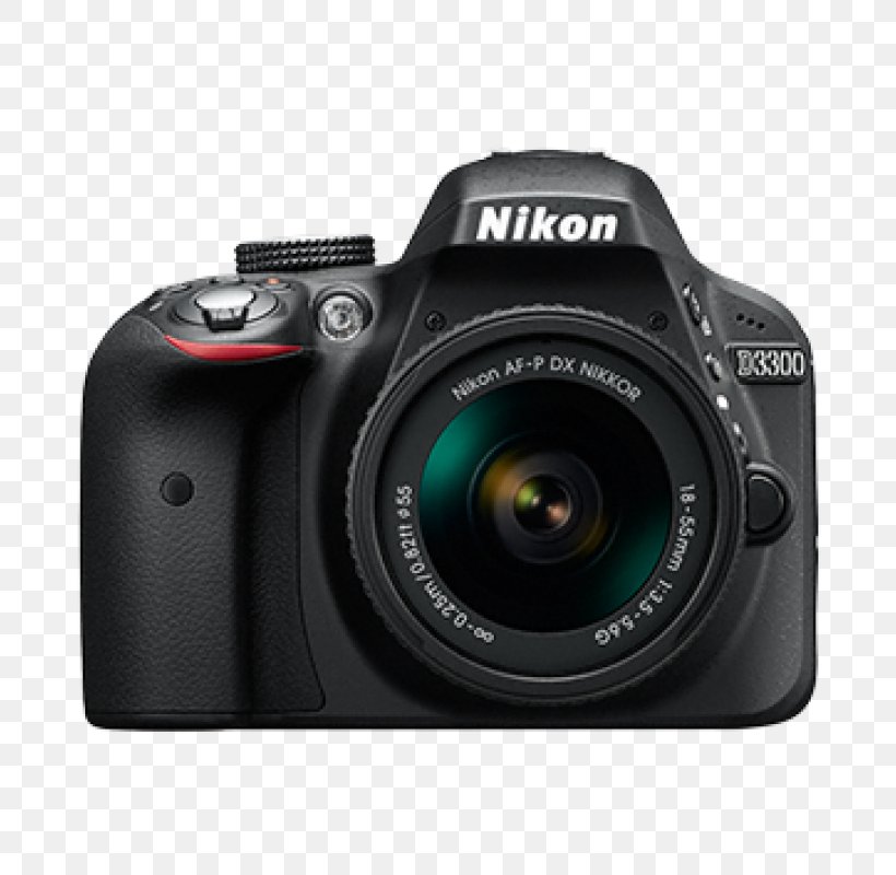 Nikon D3300 Nikon D3400 Nikon AF-S DX Zoom-Nikkor 18-55mm F/3.5-5.6G Digital SLR Nikon AF-P DX Nikkor Zoom 18-55mm F/3.5-5.6G VR, PNG, 800x800px, Nikon D3300, Autofocus, Camera, Camera Accessory, Camera Lens Download Free