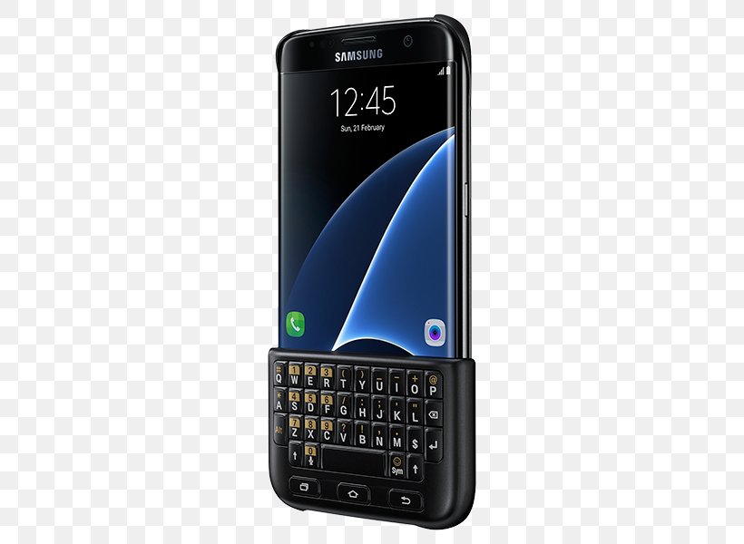 Official Samsung Galaxy S7 Edge Keyboard Cover Computer Keyboard QWERTY, PNG, 600x600px, Samsung Galaxy S7 Edge, Cellular Network, Communication Device, Computer Keyboard, Electronic Device Download Free