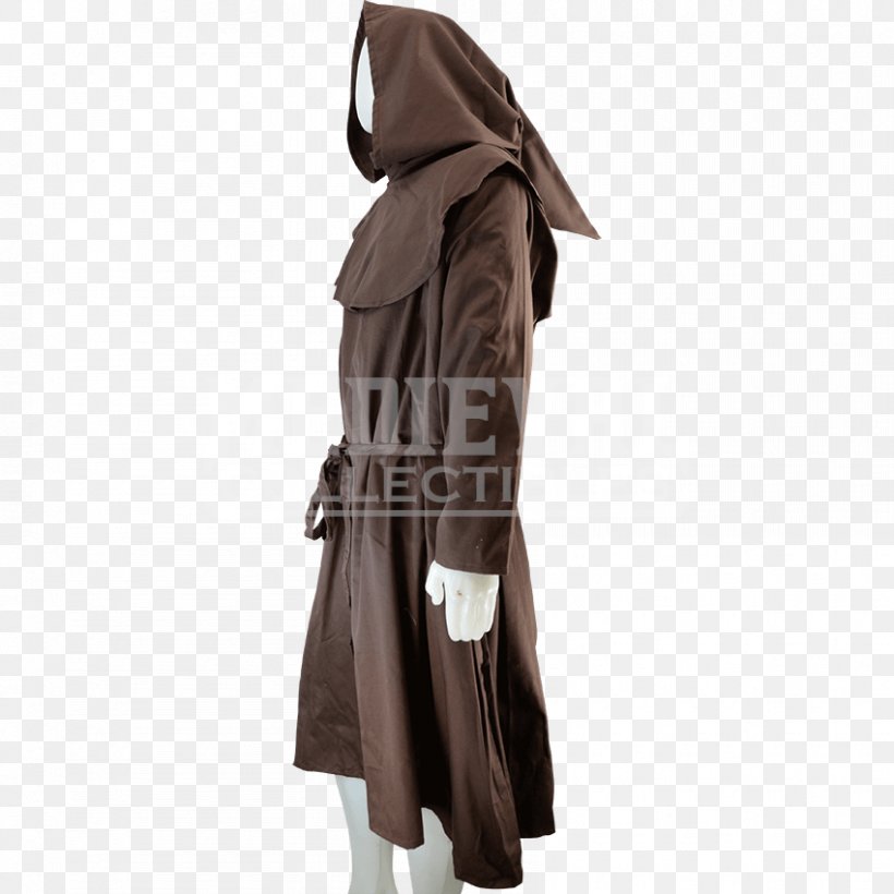Robe Monk Sleeve Coat Middle Ages, PNG, 850x850px, Robe, Cloak, Clothes Hanger, Clothing, Coat Download Free