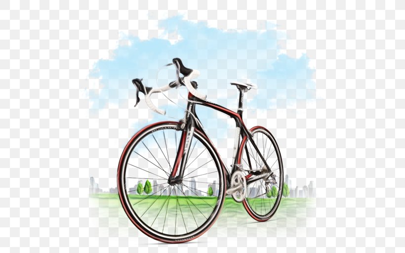Watercolor Background Frame, PNG, 512x512px, Watercolor, Bicycle, Bicycle Accessory, Bicycle Drivetrain Part, Bicycle Fork Download Free
