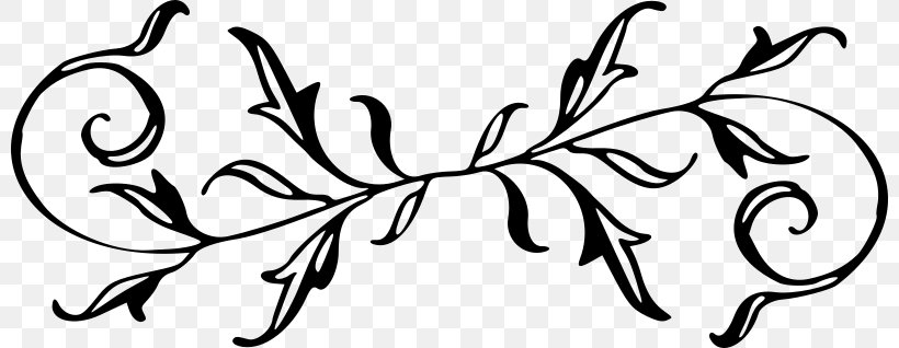 Butterfly Black And White Flower Clip Art, PNG, 800x318px, Butterfly, Artwork, Black And White, Branch, Drawing Download Free