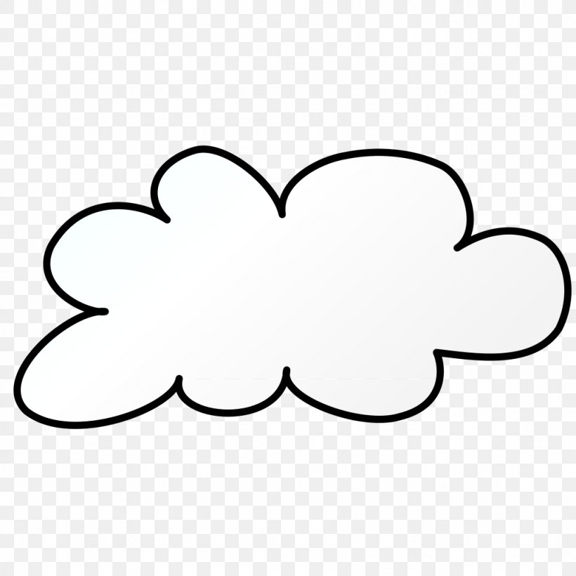 Cloud Computing Clip Art, PNG, 1024x1024px, Cloud, Area, Black, Black And White, Cloud Computing Download Free