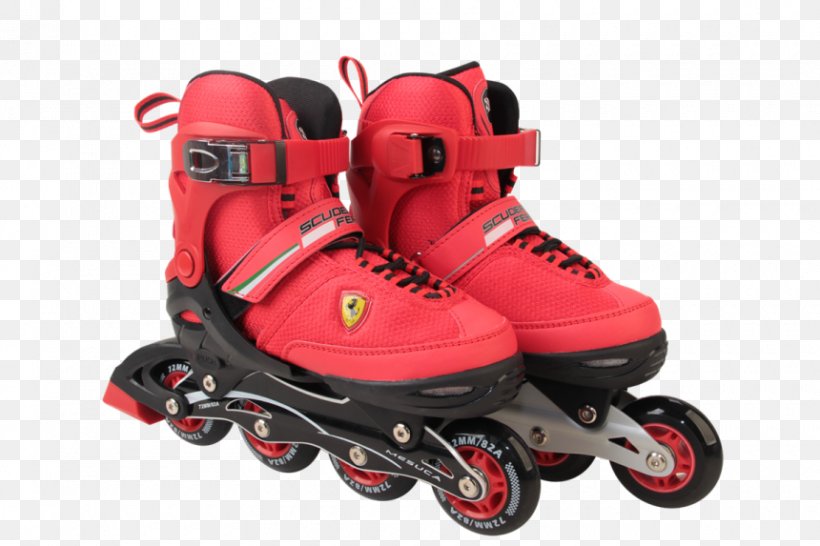 Ferrari In-Line Skates Roller Skates Skateboarding Ice Skates, PNG, 860x573px, Ferrari, Aggressive Inline Skating, Child, Cross Training Shoe, Footwear Download Free