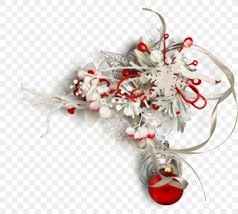 Christmas Ornament, PNG, 3000x2700px, Christmas Ornament, Christmas, Christmas Decoration, Flower, Holiday Ornament Download Free