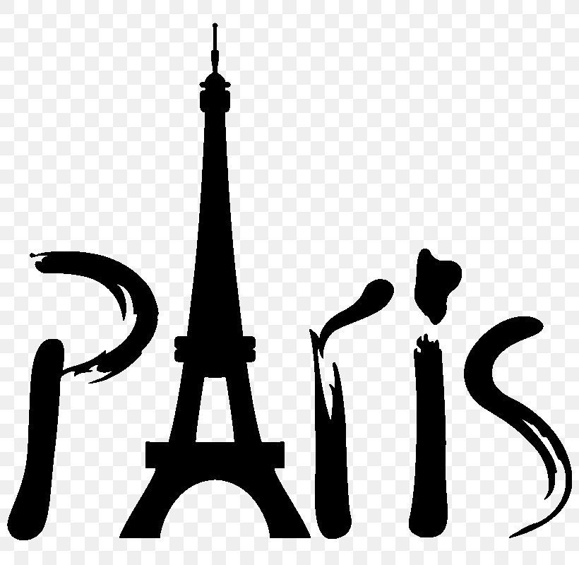 Eiffel Tower Wall Decal Drawing, PNG, 800x800px, Eiffel Tower, Black ...
