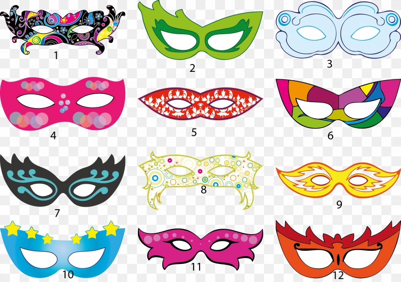 Mask Harlequin Carnival Costume Clip Art, PNG, 3401x2395px, Mask, Butterfly, Carnival, Costume, Disguise Download Free