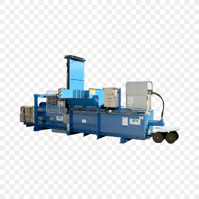 Paper Baler Machine Plastic Recycling, PNG, 1000x1000px, Paper, Automatic Firearm, Baler, Cylinder, Durogreen Download Free