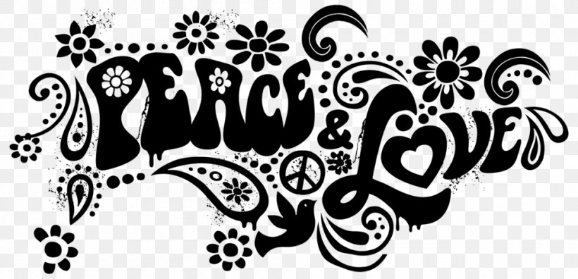 Peace And Love Art, PNG, 1000x483px, Peace And Love, Art, Black, Black And White, Calligraphy Download Free