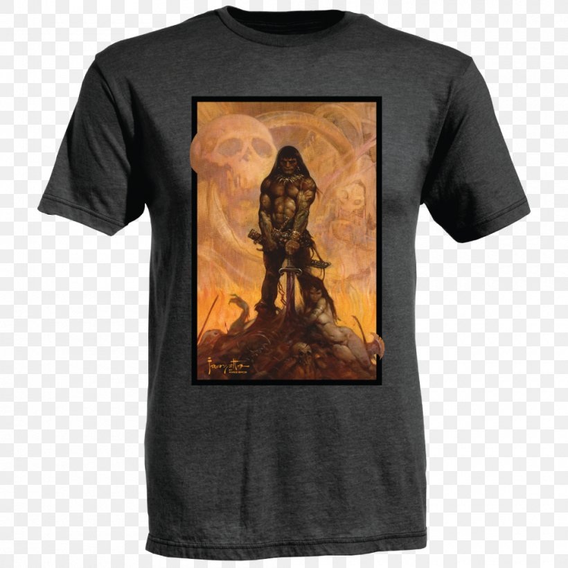 T-shirt Conan The Barbarian Sleeve Drawing, PNG, 1000x1000px, Tshirt, Active Shirt, Art, Art Museum, Bluza Download Free