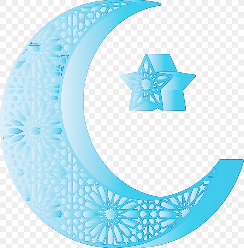 Aqua Turquoise Blue Circle Teal, PNG, 2818x2865px, Star And Crescent, Aqua, Blue, Circle, Dishware Download Free