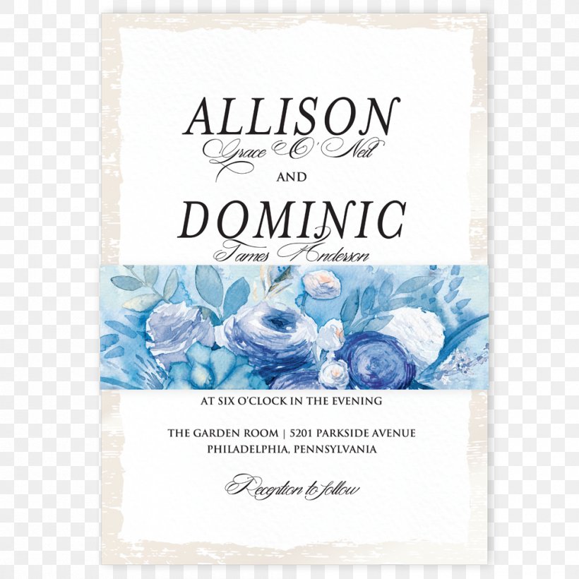 Wedding Invitation Floral Design Letterpress Printing, PNG, 1000x1000px, Wedding Invitation, Blue, Cut Flowers, Floral Design, Floristry Download Free