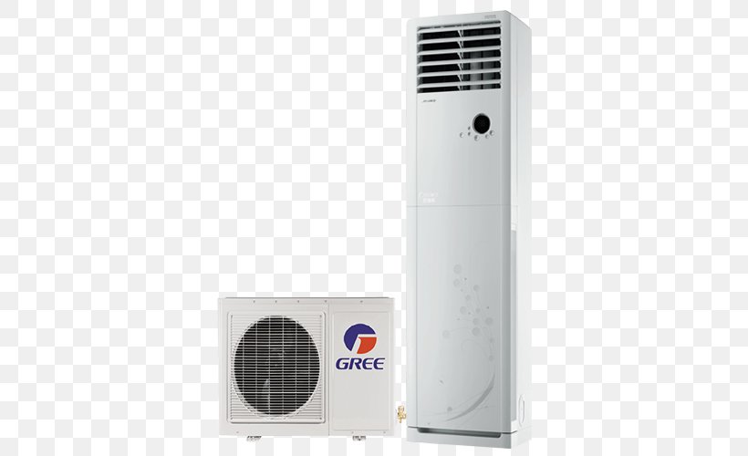 Air Conditioning Gree Electric Floor Power Inverters Condenser, PNG, 500x500px, Air Conditioning, British Thermal Unit, Central Heating, Compressor, Condenser Download Free