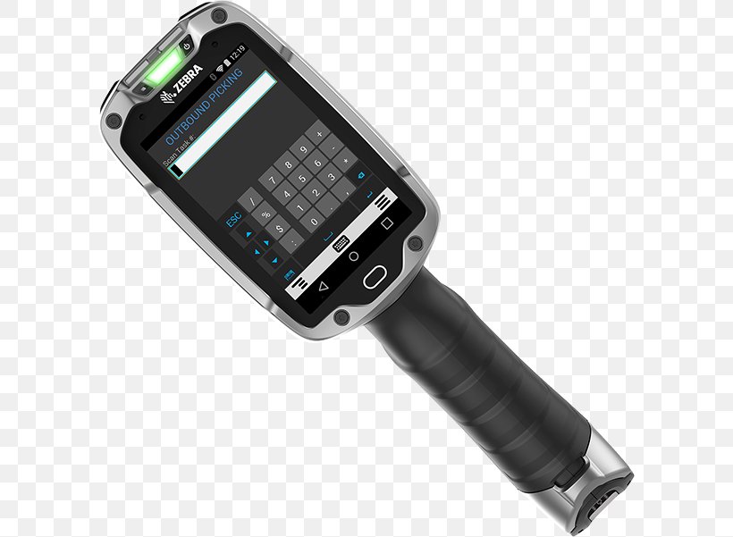 Barcode Zebra Technologies Mobile Computing Portable Data Terminal Computer, PNG, 600x601px, Barcode, Android, Barcode Scanners, Cellular Network, Communication Device Download Free