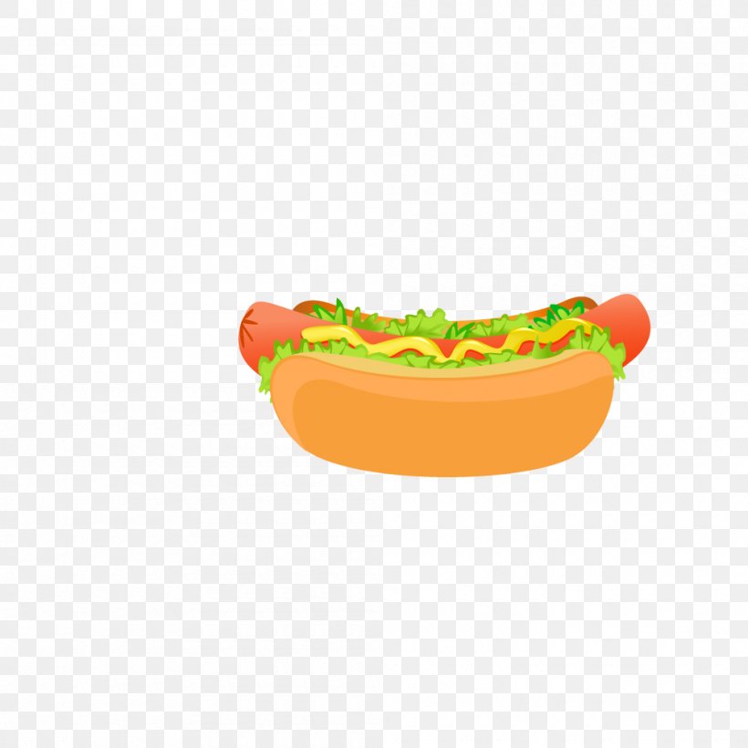 Hot Dog Sausage Hamburger Fast Food, PNG, 1000x1000px, Hot Dog, Bread, Cartoon, Fast Food, Food Download Free