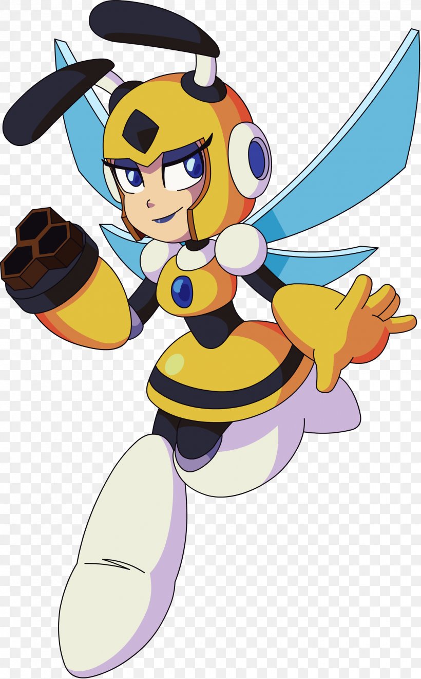 Mega Man 9 Robot Master Honey Bee Woman, PNG, 1861x3000px, Mega Man 9, Archie Comics, Art, Bee, Cartoon Download Free