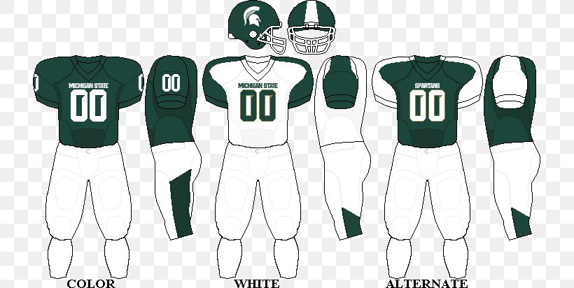 Michigan State University Jersey Michigan State Spartans Football Michigan Wolverines Football Colorado State Rams Football, PNG, 725x412px, Michigan State University, American Football, Black, Black And White, Clothing Download Free