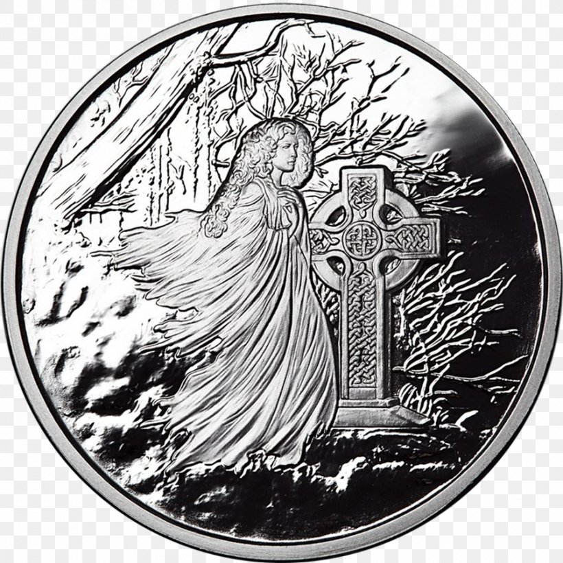 Silver Coin Silver Coin Bullion Coin Proof Coinage, PNG, 900x900px, Coin, Black And White, Britannia, Bullion, Bullion Coin Download Free