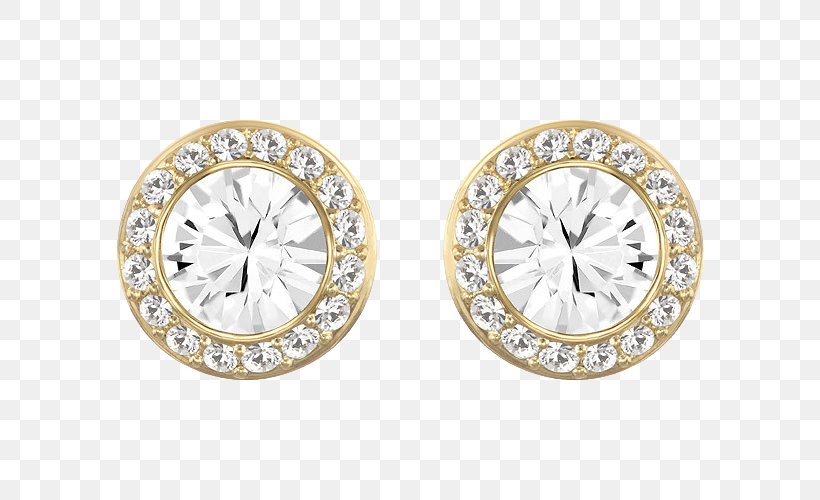 Earring Swarovski AG Gold Plating Jewellery Crystal, PNG, 600x500px, Earring, Body Jewelry, Colored Gold, Crystal, Diamond Download Free