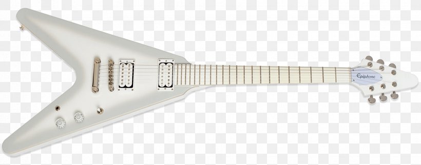 Electric Guitar Gibson Flying V Epiphone Limited Edition Brendon Small Snow Falcon String Instruments, PNG, 1851x729px, Electric Guitar, Adult Swim, Brendon Small, Dethklok, Epiphone Download Free
