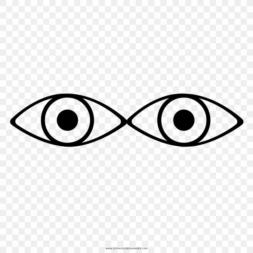 Eye Drawing Coloring Book Black And White, PNG, 1000x1000px, Eye, Administrator, Ausmalbild, Black, Black And White Download Free