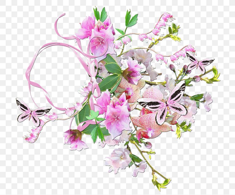 Floral Design Flower Bouquet Pink Cut Flowers, PNG, 750x681px, Floral Design, Blossom, Blume, Branch, Bud Download Free
