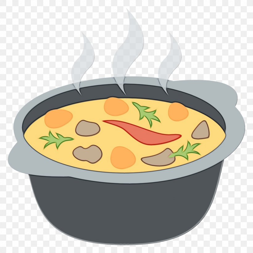 Soup Food Dish Cauldron Cookware And Bakeware, PNG, 1024x1024px, Watercolor, Cauldron, Cookware And Bakeware, Crock, Cuisine Download Free