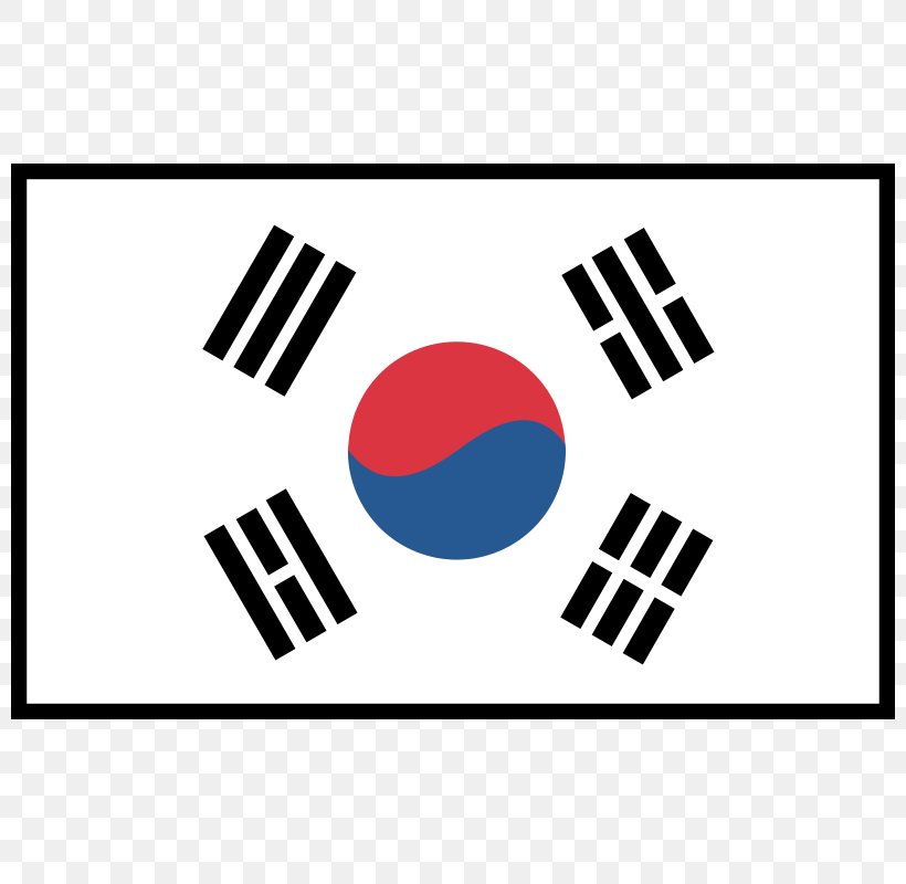 Flag Of South Korea Logo, PNG, 800x800px, South Korea, Area, Brand, Drawing, Flag Download Free