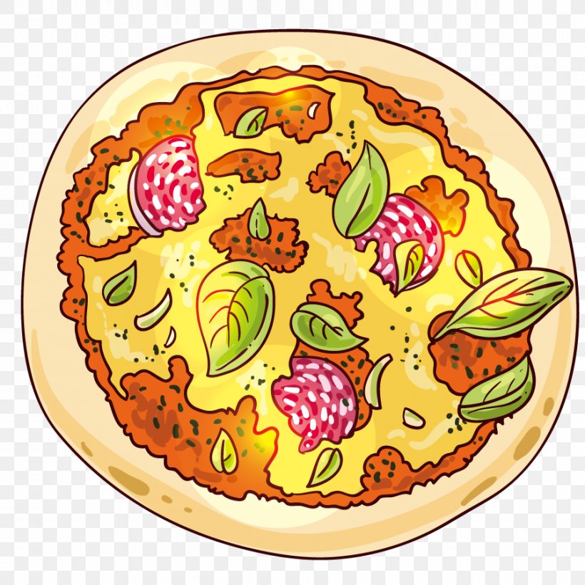 Hawaiian Pizza Italian Cuisine Ham Fast Food, PNG, 900x900px, Pizza, Cuisine, Dish, Fast Food, Food Download Free
